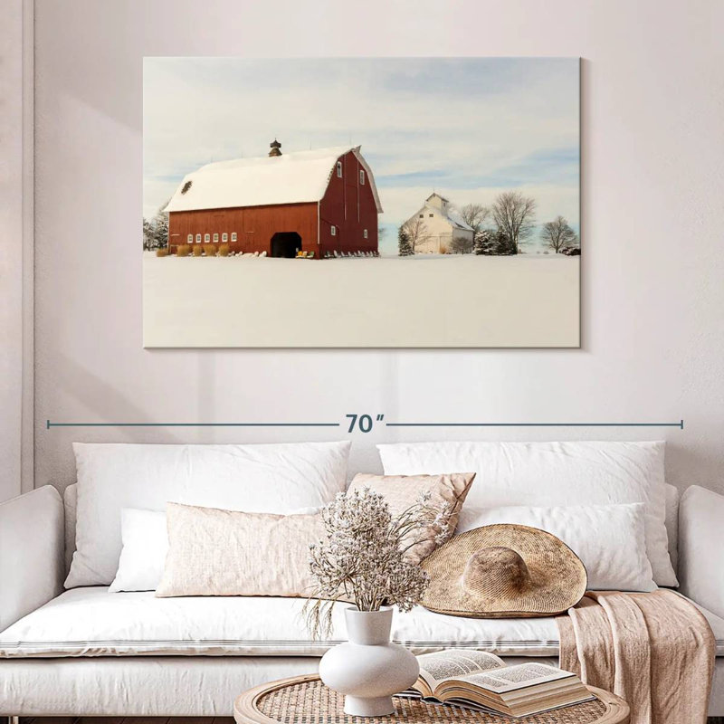 Lilie Wintry Finnish Barn, H 32 po x l 48 po