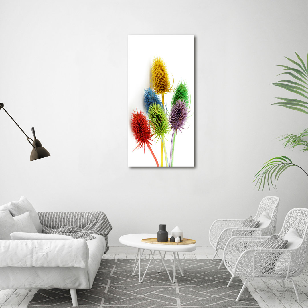 Distel - Kunstdrucke auf Leinwand - Wrapped Canvas