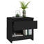 Cryal 40cm W Manufactured Wood Bedside Table-61746025