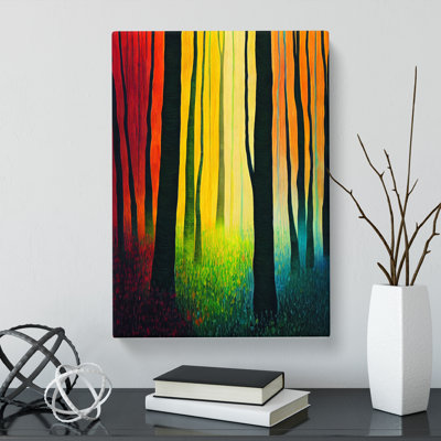 Forest Crayon - Wrapped Canvas