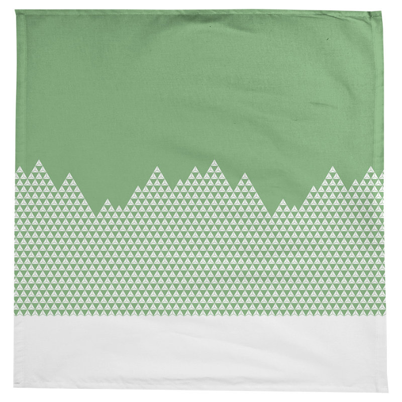 Nappe à motif mountain Leffel, Vert