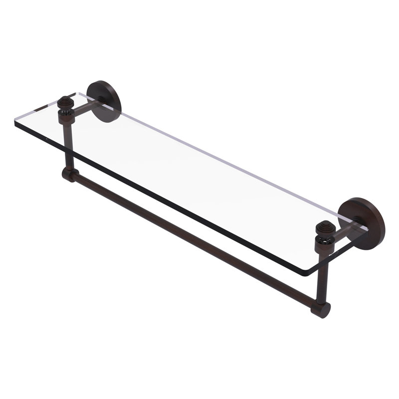 Southbeach with Towel Bar, Venetian Bronze, 5" H x 22" W x 5" D
