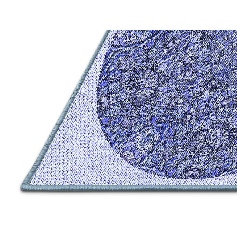 Tapis 100% à motif lavable à la machine 2989, Rectangle 3 pi x 5 pi