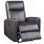 Fauteuil inclinable électrique avec accoudoirs carrés