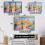 Shelbie - ensemble de décorations murales City Buildings-108317832-108317840