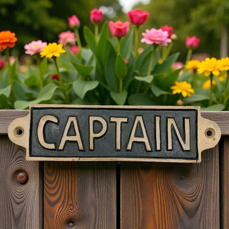 Kahler Captain Door Sign