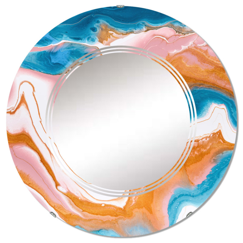 Circle Mirror, 24" x 24"