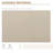 13' X 8' Awning - Beige. & Water-, Aluminum Frame. Manual Crank For Sunshade And Heat Reduction On Patio, Deck Beige Patio Awning. , Frame, Deck, Balcony, Yard Cover