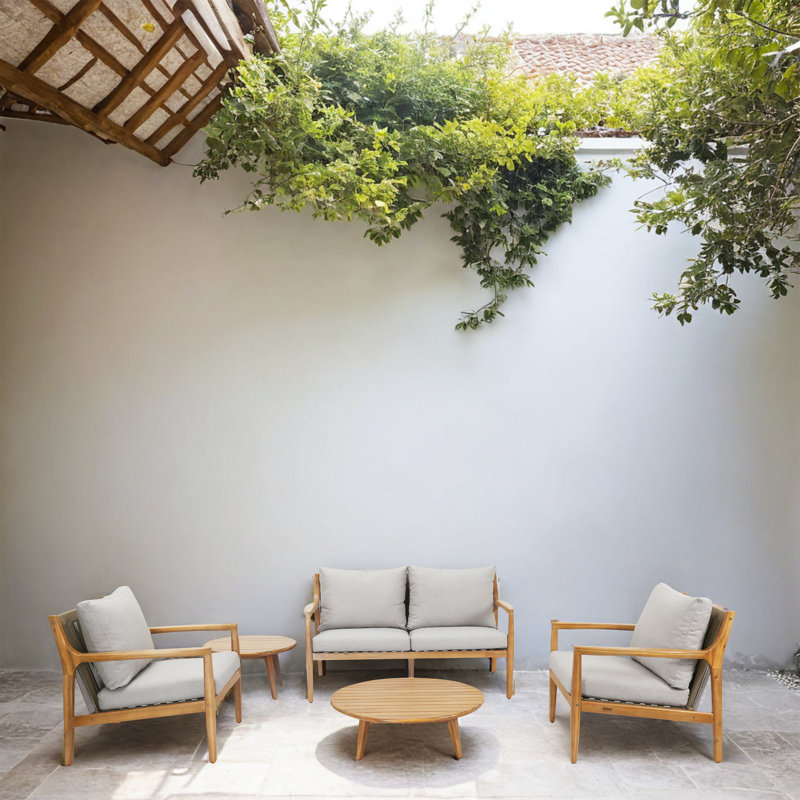 5 Piece Sofa Seating Group With Cushions