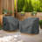 Shield Patio Outdoor Club Chair Cover, Dark Gray-1011730783