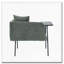 Fauteuil de détente Lounge avec petite table et coussin de dossier-1206217796