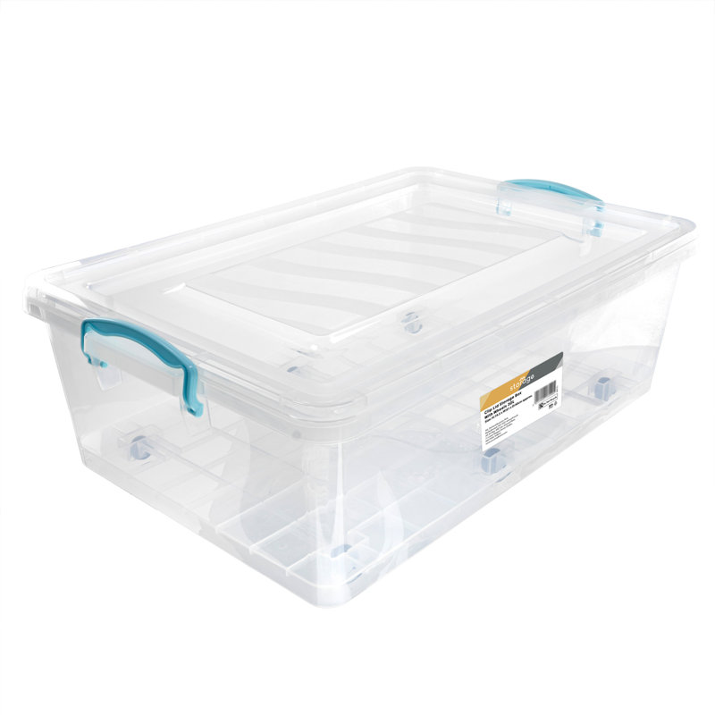 Rebrilliant Plastic Decorative Bin, 19.5cm H x 41cm W x 61cm D