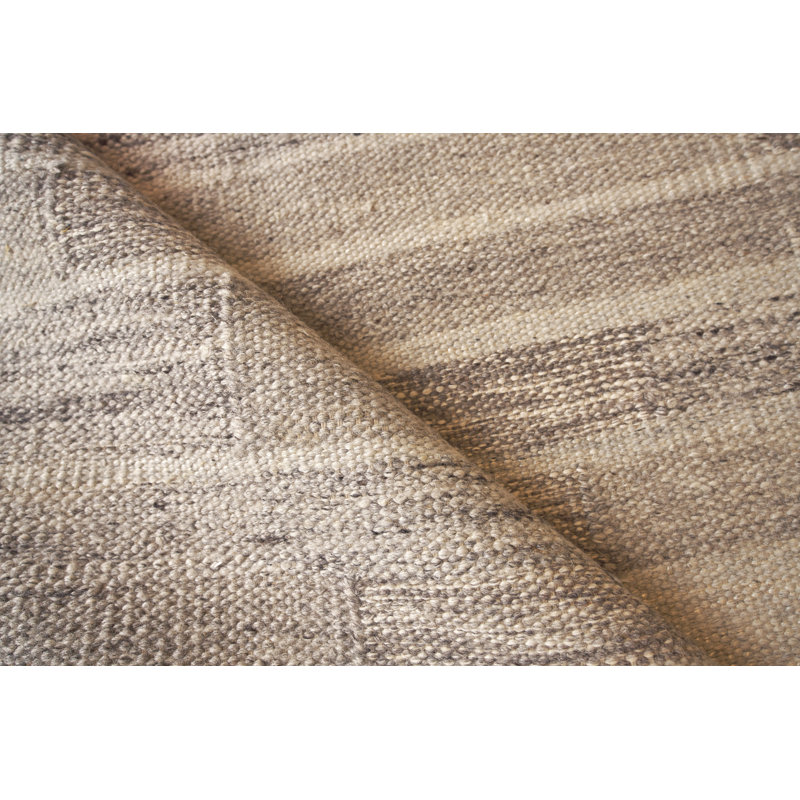 Scandinavian Wool Geometric Area Rug, Rectangle 12' x 15'