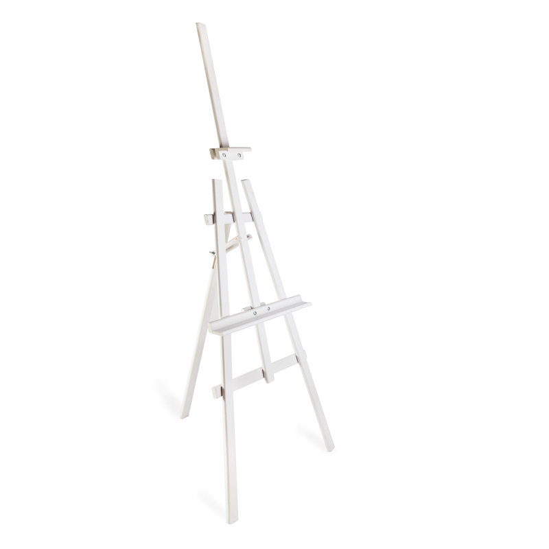 Gargi Ebern Designs Folding Wood Tripod Easel, White, 180'Hx51'Wx45'D