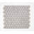 Perfection 1“ x 1" Porcelain Honeycomb Mosaic Wall & Floor Tile-98546886