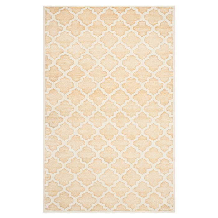 Tapis géométrique touffeté à la main Precious, Rectangle 4 pi x 6 pi