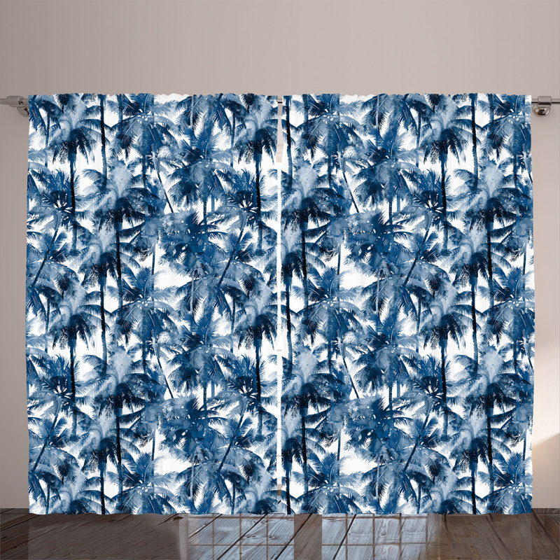 Semi Sheer Curtain Pair