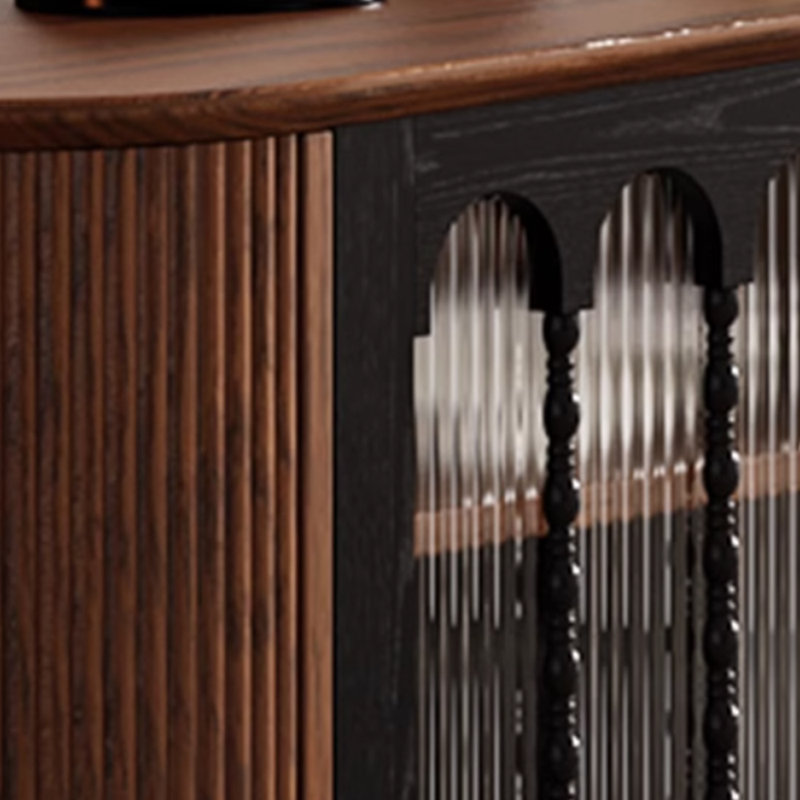 Meuble télé rétro aux couleurs assorties, H 21,65 po x L 78,74 po x l 15,74 po
