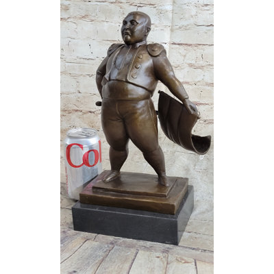 La sculpture en bronze de Matador, sculpture d'après Fernando Botero