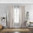 Broadus 100% Cotton Buffalo Check Semi-Sheer Rod Pocket Single Curtain Panel-1126350517-1126350519
