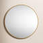 Sabine Metal Round Wall Mirror-33390847-82677311