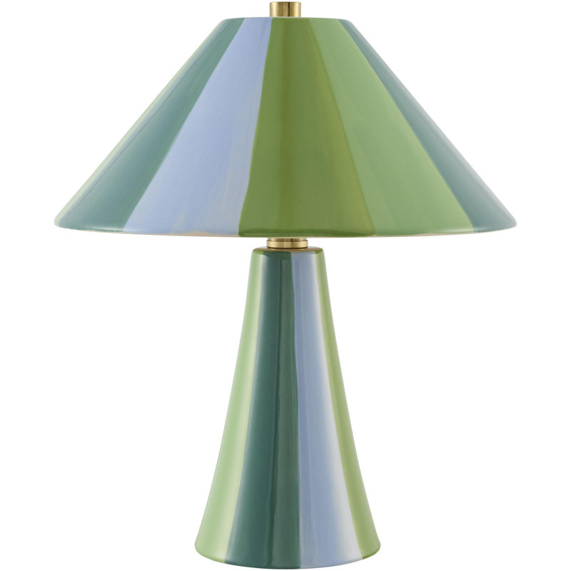 Galleria Table Lamp, Green, Green