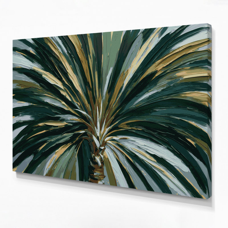 Art mural sur toile Botanical Fan, H 8 po x l 10 po