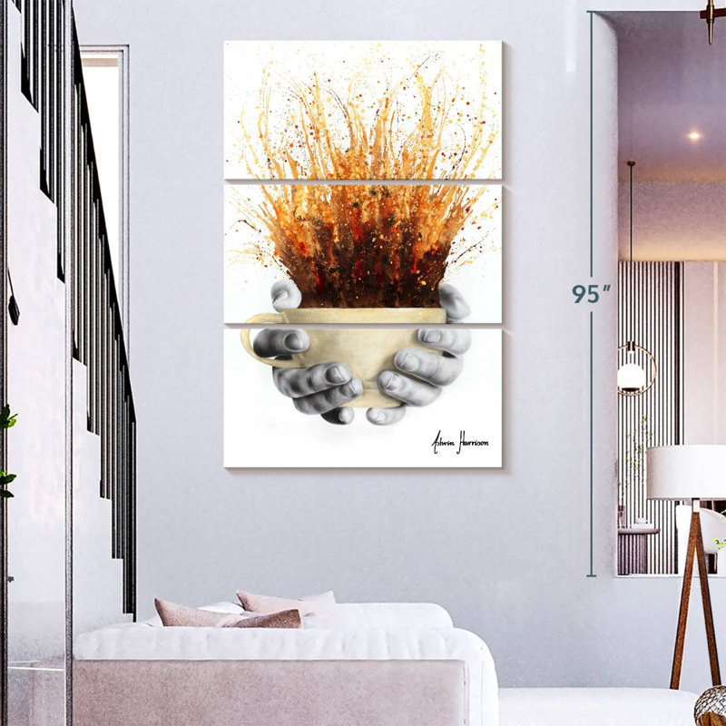 Yarlin Coffee Coffee Coffee, 74" H x 48" W