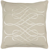 Leah Geometric Linen Pillow Cover
