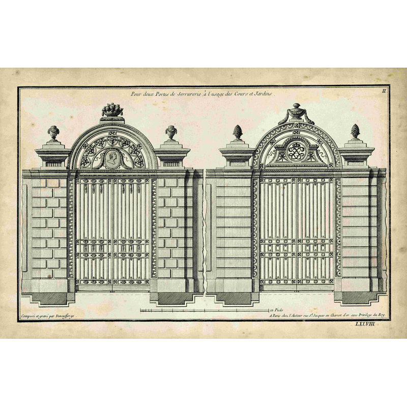 Neufforge Gate I, H 24 po x l 36 po