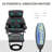 Faux Leather Massage Chair with Ottoman,wood-381939158