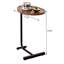 Tables en métal et brun - salon, mobilier de chambre à coucher, table de bout robuste