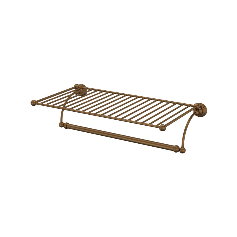 Edwardian™ Wall Mount Towel Shelf, English Bronze