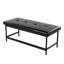 Banc en métal et similicuir-1921661161