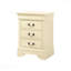 Table de chevet beige, traditionnelle pour toute chambre à coucher-236056453