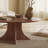 Mid-ancient style light luxury walnut tea table