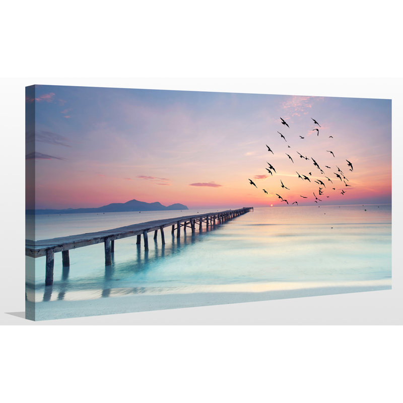 «Ocean Skies 2», reproduction de photo sur toile tendue, H 18 po x l 30 po x P 1 po