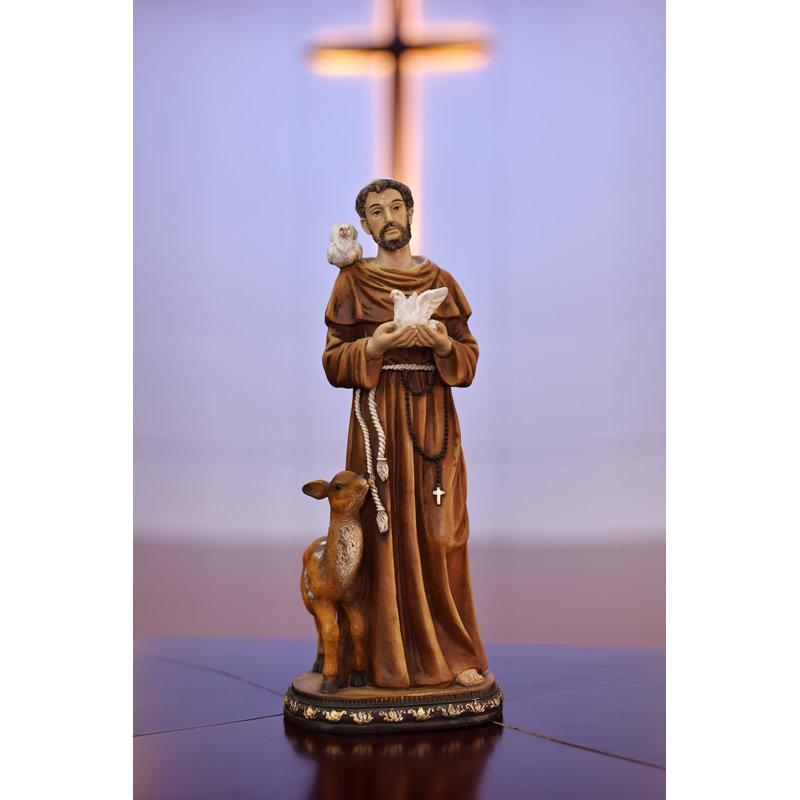 Statue 12 po St. Francis of Assis