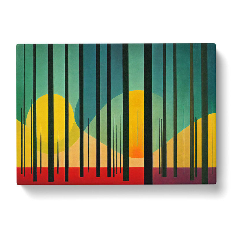 Precious Abstract Forest - Wrapped Canvas, 40cm H x 60cm W x 3cm D