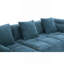 Canapé modulaire de 101,2 po avec canapé à compression complète et canapé modulaire à assise profonde et deux poches latérales pour le salon, bleu-2015694700
