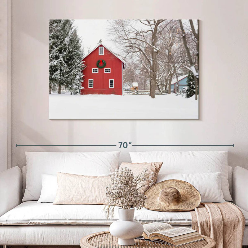 Lilie Red Christmas Barn