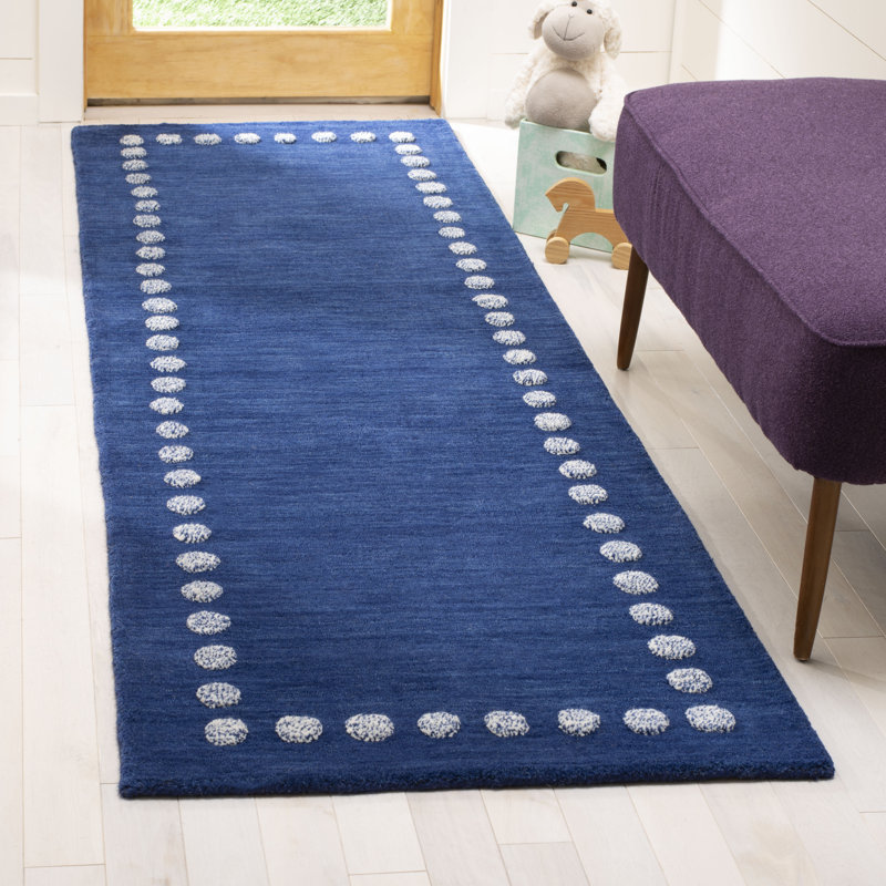 Antaeus Kids Rug, Rectangle 2' x 3', Navy