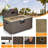 Avaiyah 5 - Person Patio Conversation Set with Cushions-349747125