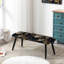 Banc rembourré motif cachemire doré à motif doré Venice-135461684
