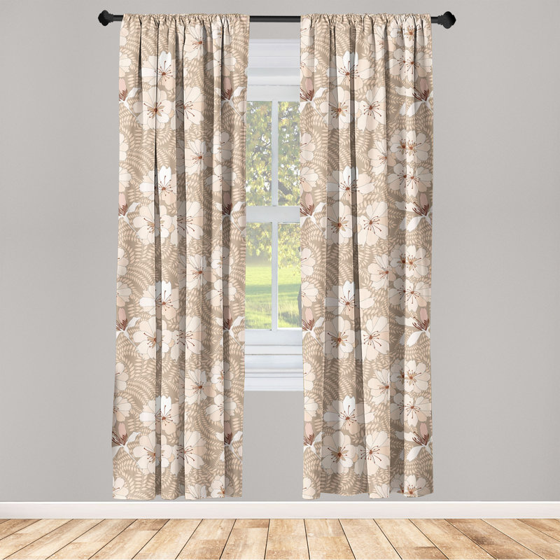 Semi Sheer Curtain Pair