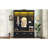 Elegant APP Controlled LED Light Hall Tree with 9 Hooks, Roman Column Design Natural Storage Bench with 3 Large Cabinets-1250936596