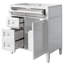 Cleidy 30.11'' Single Bathroom Vanity with Resin Top-1913312202