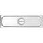 Couvercle rectangulaire en acier inoxydable DuraPan ™