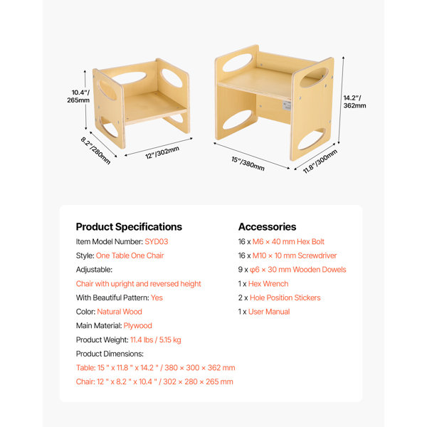Dimensions du produit
