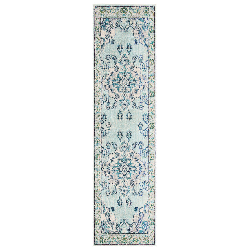 Moroccan Area Rug, Runner 66 x 244cm